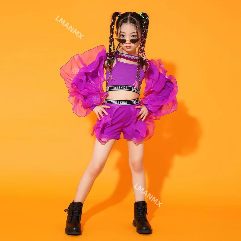 Street Fashion Runway - แฟชั่น Street Dance เครื่องแต่งกายหญิงแจ๊สเต้นรําเวทีชุดเด็กการสร้างแบบจําลองรันเวย์เสื้อผ้าเสื้อผ้า