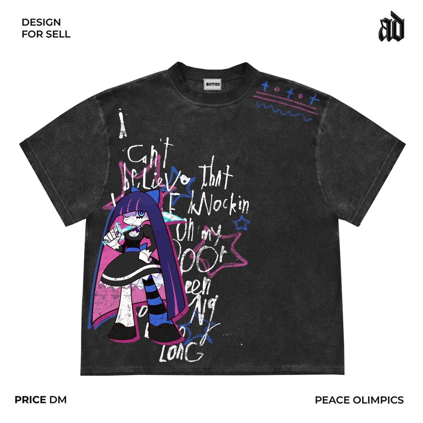 Street Fashion Harajuku - ใหม่ ‌ ‌ Panty & Stocking