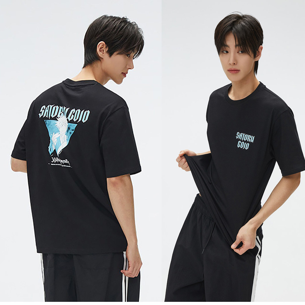 Street Fashion Japan - จูจุสึไคเซ็น 26 ซัมเมอร์ ฟุชิกุโระ เมกุมิเสื้อยืดผู้ชายอะนิเมะพิมพ์ลายลำลองหลวมโอเวอร์ไซส์สตรีทแวร์แฟชั่นเสื้อยืด Y2k