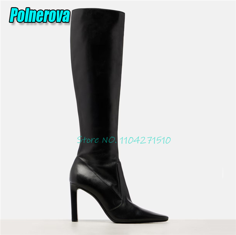 รองเท้าบูทส้นสูงปลายแหลมสไตล์ส - Street Fashion Runway บทวิจารณ์และราคา