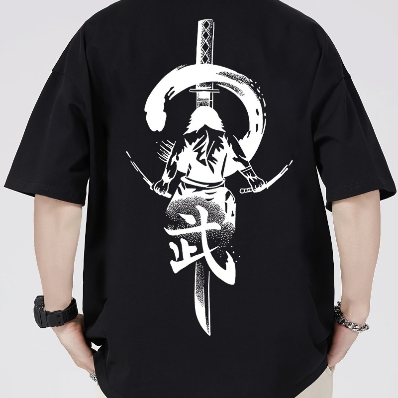 เสื้อยืดพิมพ์ลายดาบซามูไรญี่ปุ - Street Fashion Elements บทวิจารณ์และราคา