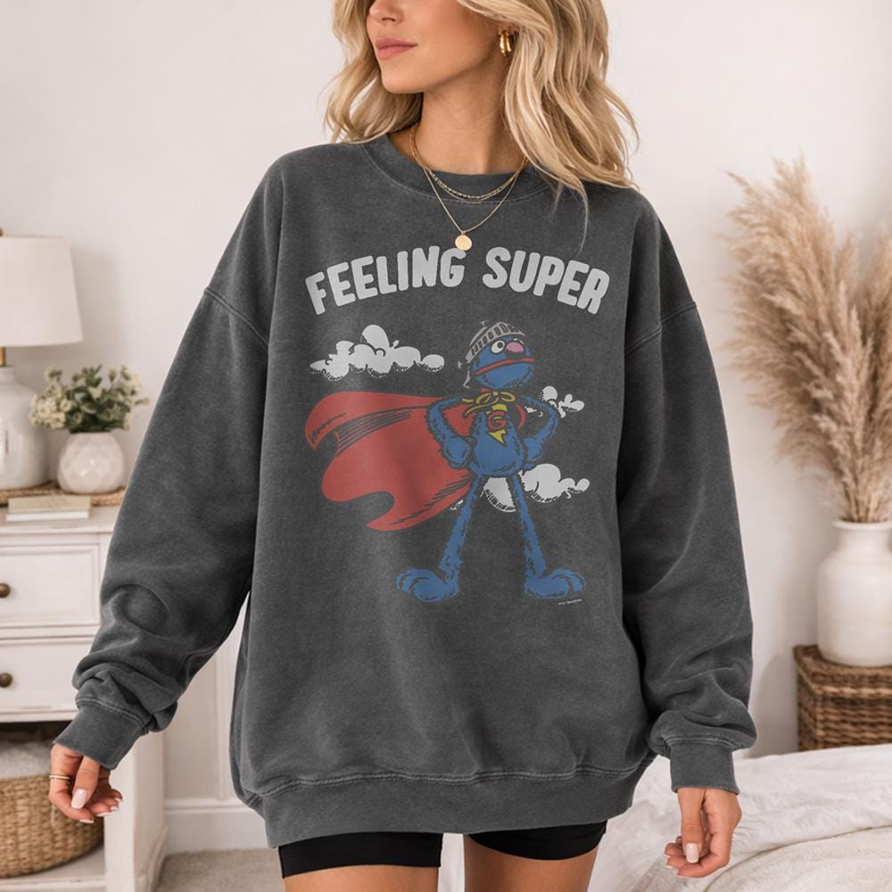 เสื้อยืดและเสื้อสเวตเตอร์คอกลม - Oversized Crewneck Fleece บทวิจารณ์และราคา
