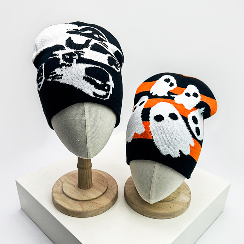 ส่วนประกอบฮาโลวีนหมวกไหมพรมขนส - Street Fashion Elements บทวิจารณ์และราคา