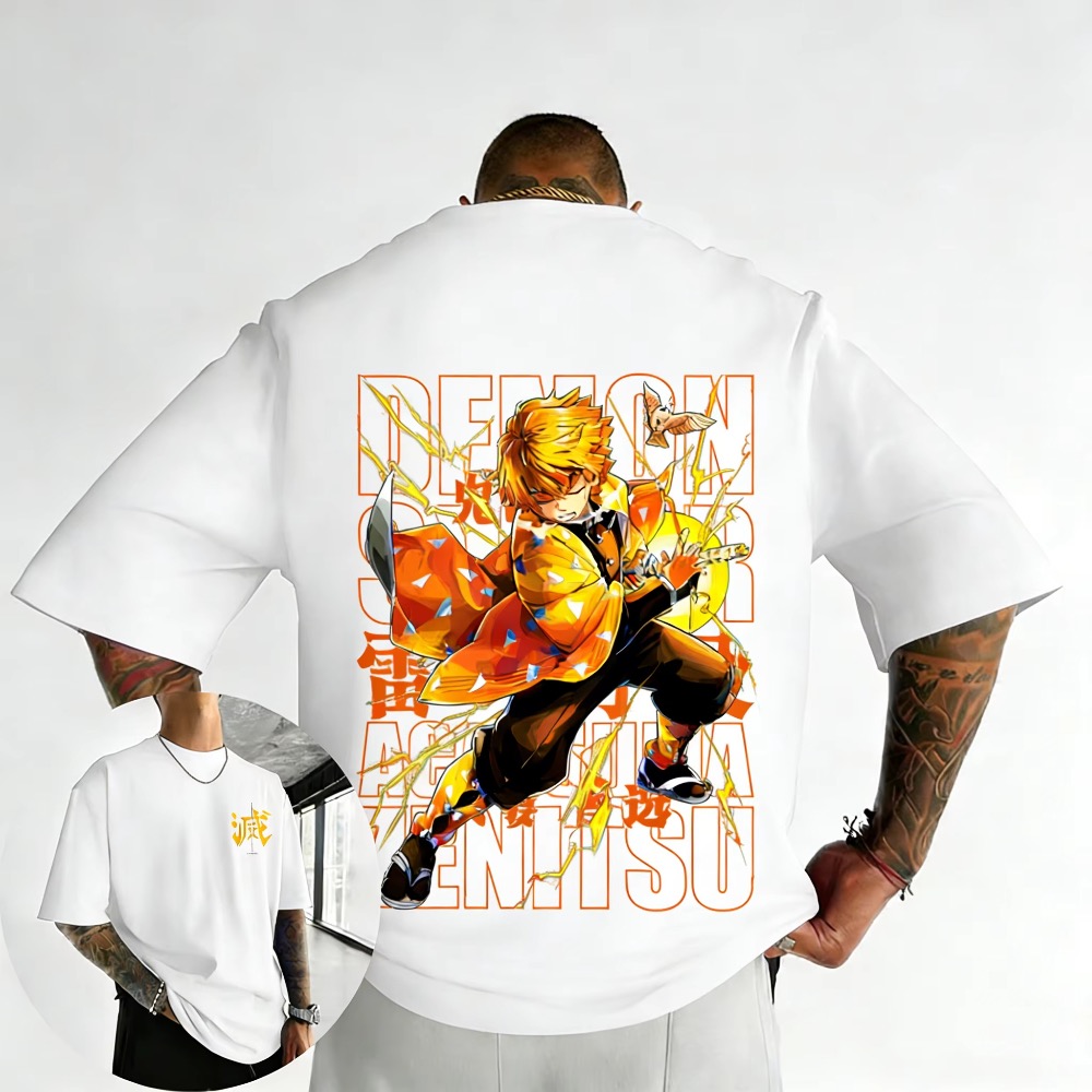 เสื้อยืดลายอนิเมะดาบพิฆาตอสูรไ - Street Fashion Japan บทวิจารณ์และราคา