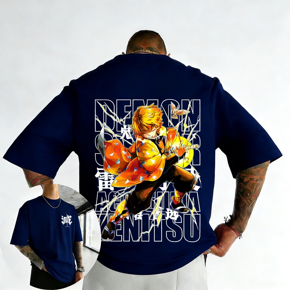 เสื้อยืดลายอนิเมะดาบพิฆาตอสูรไ - Street Fashion Japan บทวิจารณ์และราคา