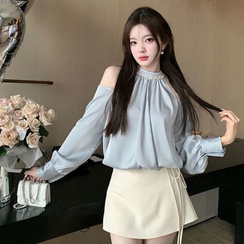 ฤดูใบไม้ผลิหวานเสื้อผู้หญิง O- - Street Fashion In Korea บทวิจารณ์และราคา