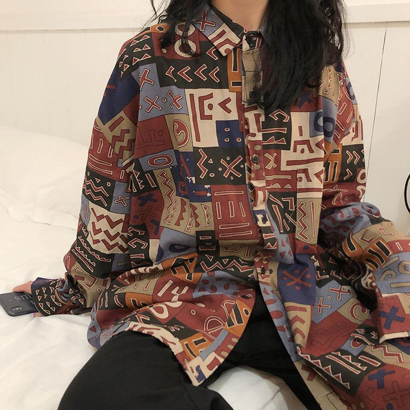 Vintage Harajukuผู้หญิงเสื้อSt - Street Fashion In Korea บทวิจารณ์และราคา