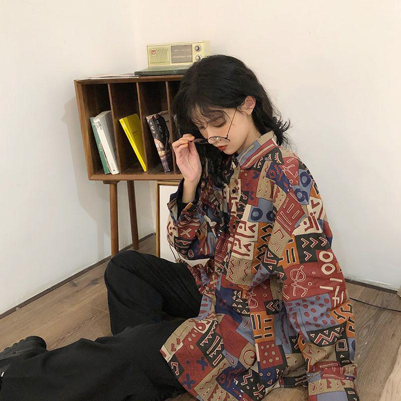 Vintage Harajukuผู้หญิงเสื้อSt - Street Fashion In Korea บทวิจารณ์และราคา