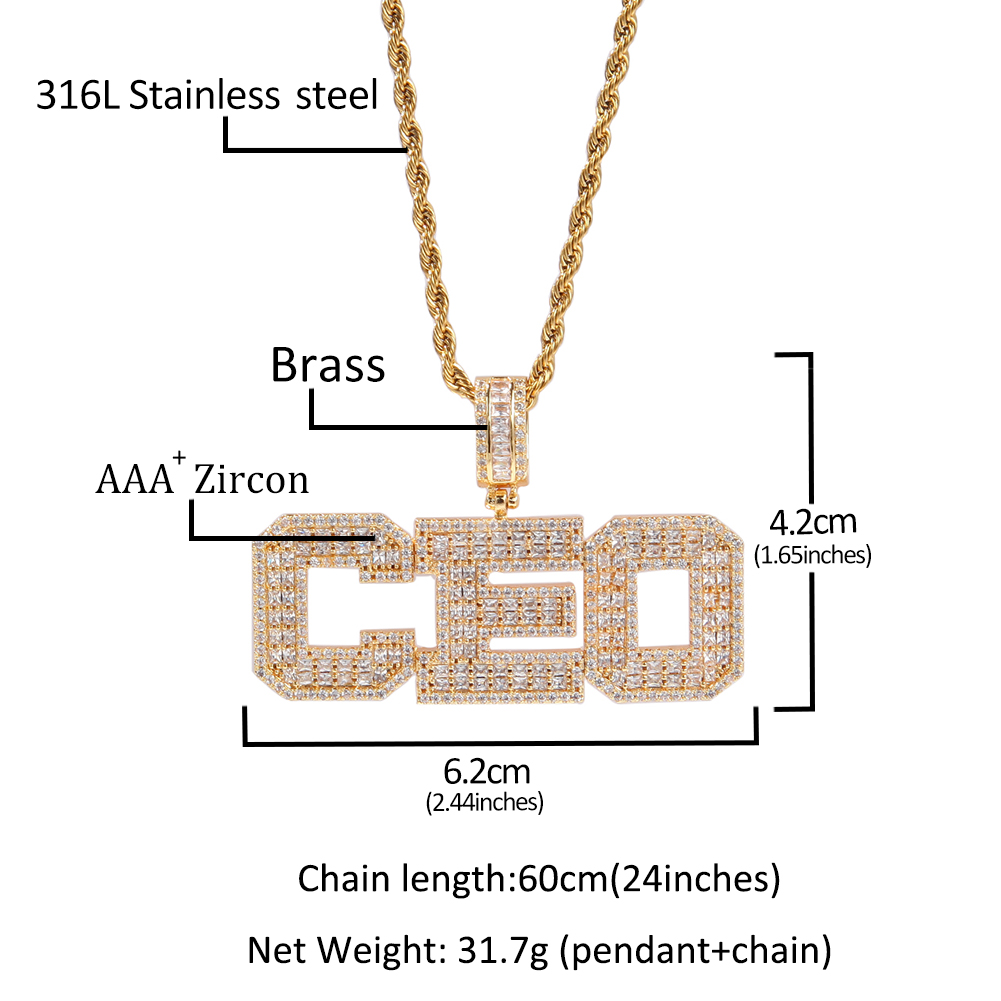 UWIN ที่กำหนดเองชื่อจี้สร้อยคอ - Street Fashion Necklace บทวิจารณ์และราคา