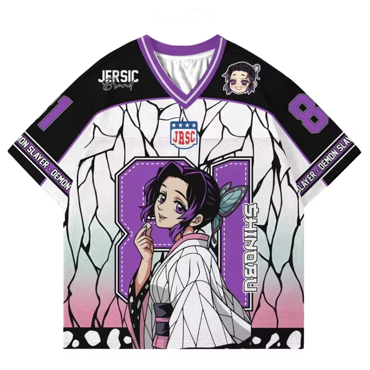 เสื้อยืดแขนสั้นลายตัวละครอนิเม - Street Fashion Anime บทวิจารณ์และราคา