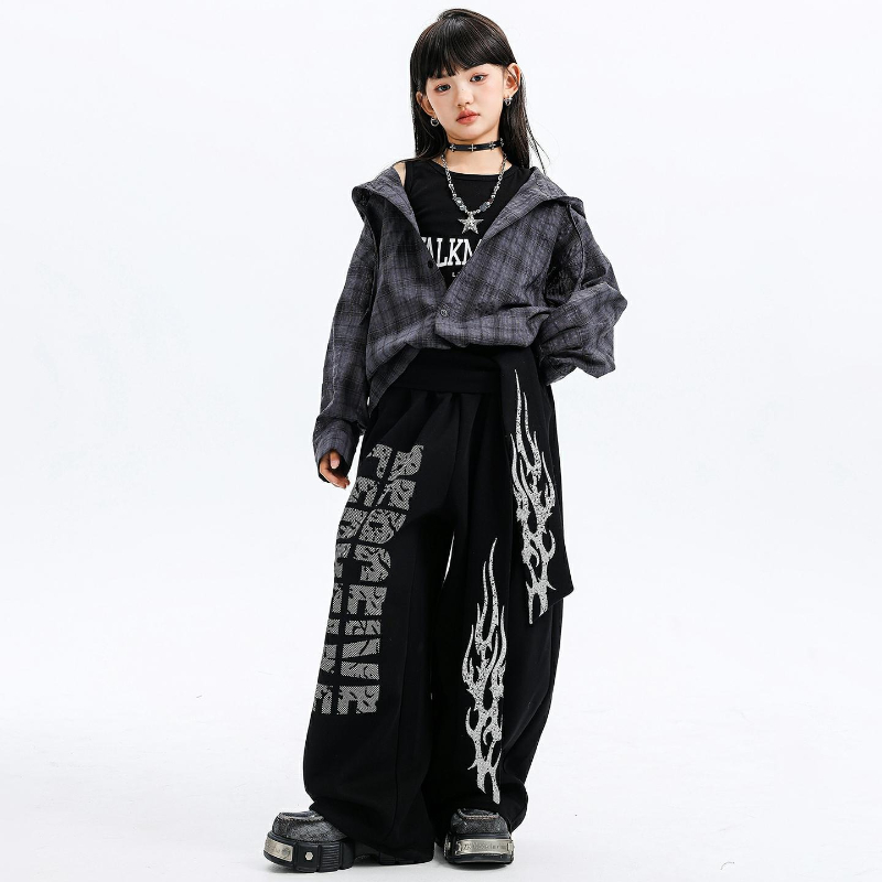 ชุดเต้นแจ๊สสำหรับเด็กผู้หญิง เ - Street Fashion Outfit Girl บทวิจารณ์และราคา