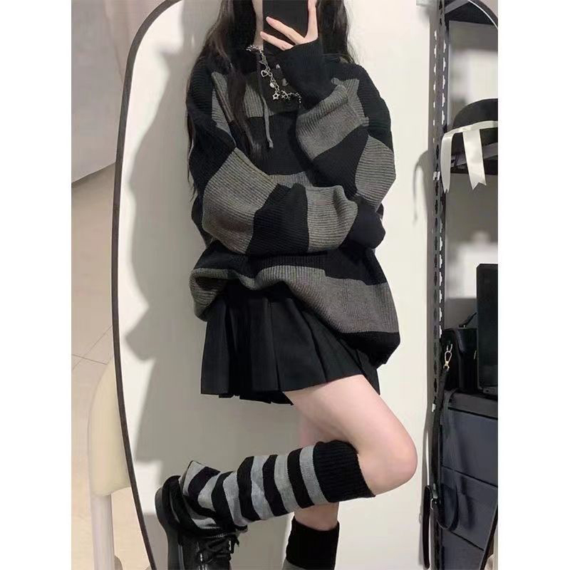 เสื้อสเวตเตอร์ถักลายสตรีทไซส์ใ - Street Fashion In Korea บทวิจารณ์และราคา