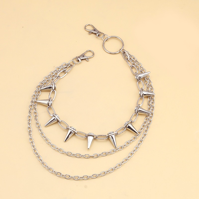 โซ่คาดเอวสไตล์ฮิปฮอป พังก์ร็อก - Street Fashion Necklace บทวิจารณ์และราคา