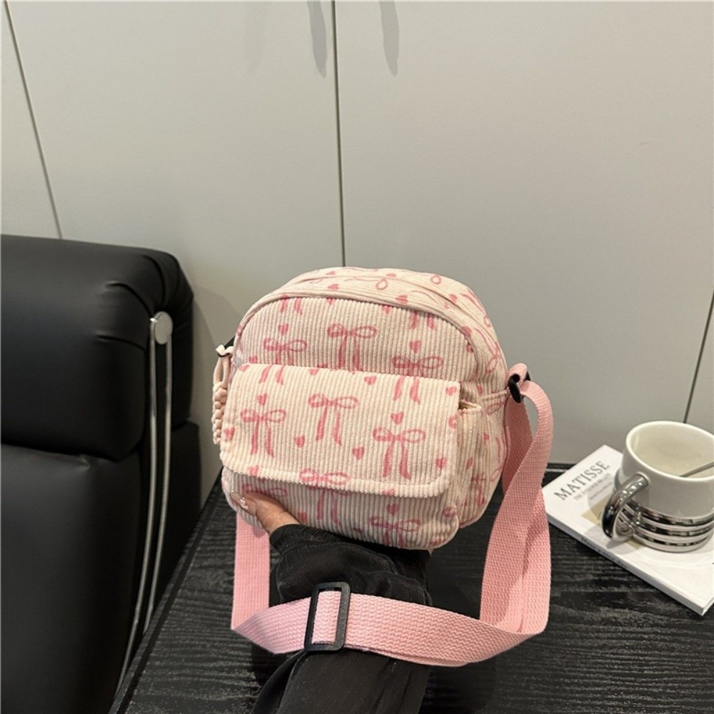 กระเป๋าสะพายไหล่ผ้าลูกฟูกสำหรั - Street Fashion In Korea บทวิจารณ์และราคา