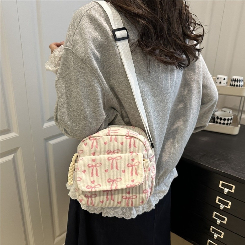 กระเป๋าสะพายไหล่ผ้าลูกฟูกสำหรั - Street Fashion In Korea บทวิจารณ์และราคา
