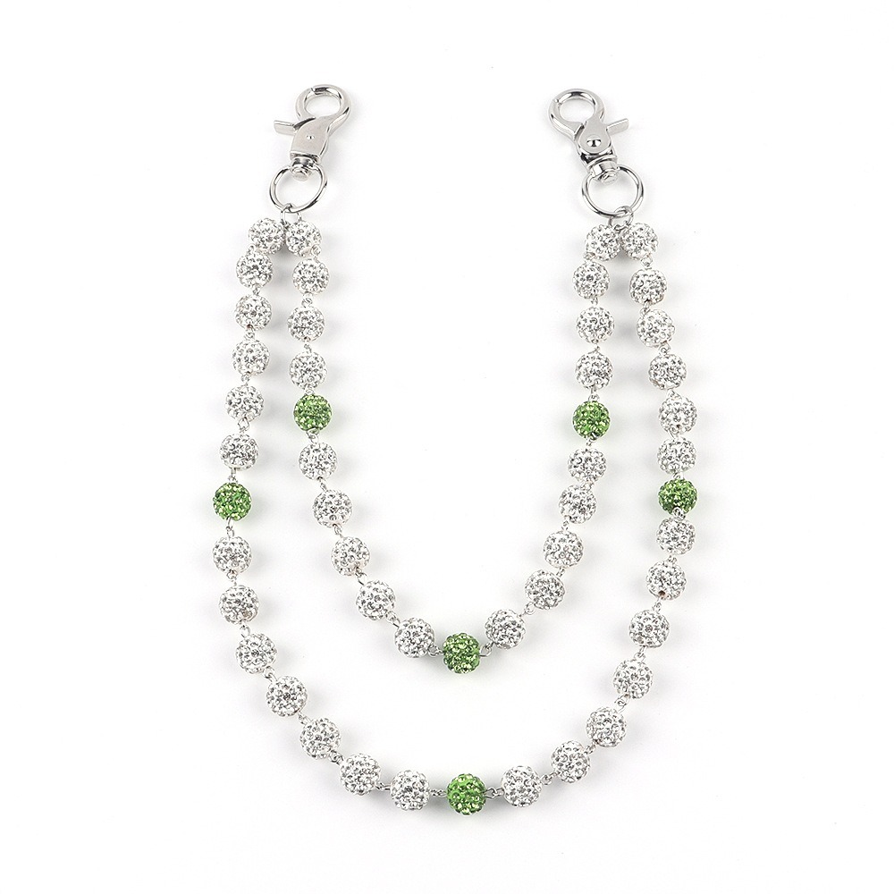 กางเกงฮิปฮอปแบบใหม่ พวงกุญแจปร - Street Fashion Necklace บทวิจารณ์และราคา