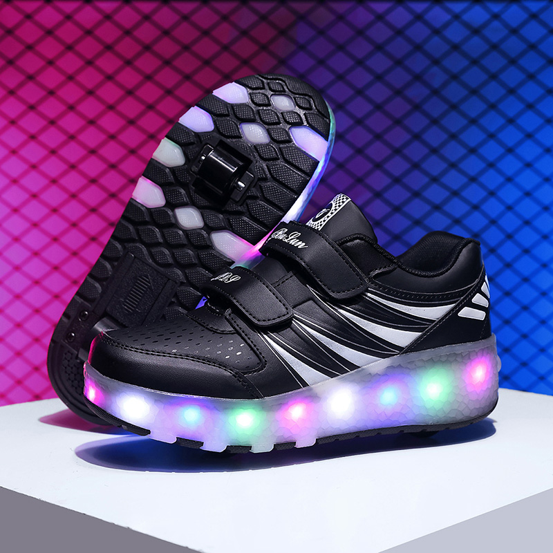 รองเท้าสเก็ตล้อเลื่อนสำหรับเด็ - Street Fashion Boy บทวิจารณ์และราคา