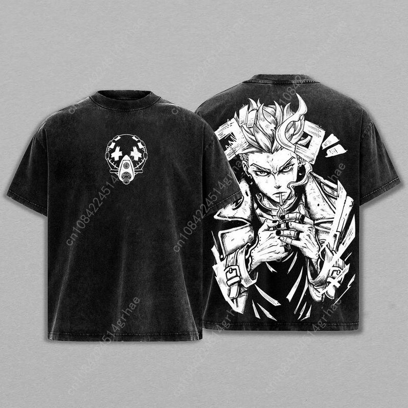 เสื้อยืดลายอนิเมะวินเทจ Gachia - Street Fashion Anime บทวิจารณ์และราคา