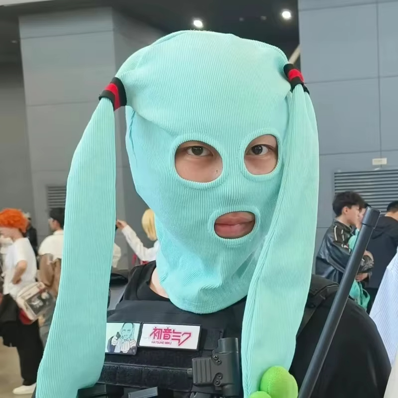 ขายร้อน Hatsune Miku Balaclava - Street Fashion Anime บทวิจารณ์และราคา