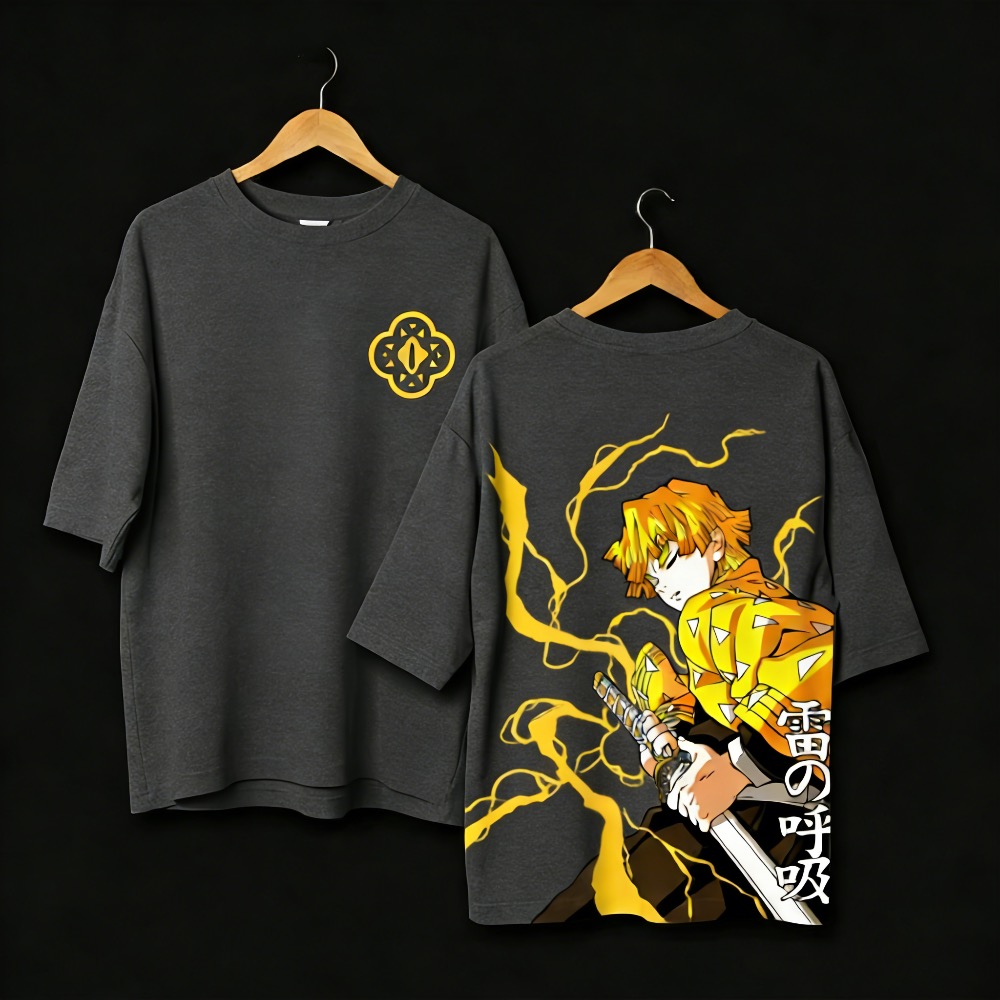 เสื้อยืดลายอนิเมะ Demon Slayer - Street Fashion Japan บทวิจารณ์และราคา