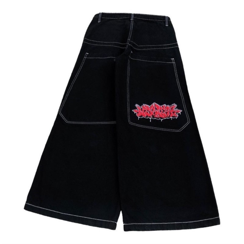 กางเกงยีนส์ทรงหลวมสไตล์ฮิปฮอปอ - Street Fashion Harajuku บทวิจารณ์และราคา
