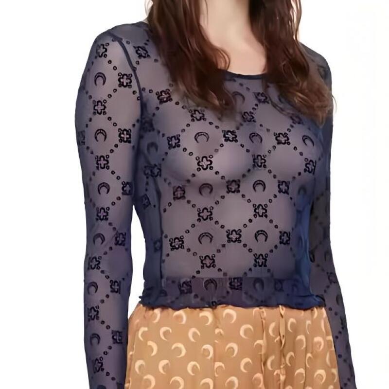 เสื้อยืดแขนยาวผู้หญิง ดีไซน์ตา - Street Fashion Outfit Girl บทวิจารณ์และราคา