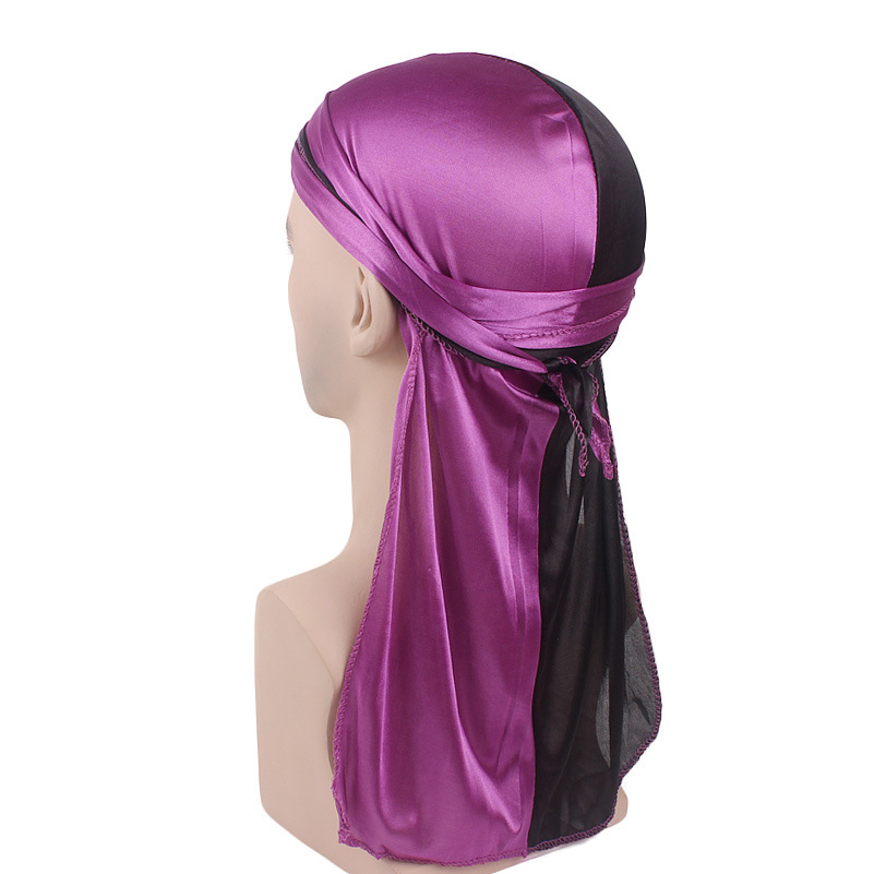 ใหม่ Silky Durag Long Tail Hea - Street Fashion Loverboy Hat บทวิจารณ์และราคา