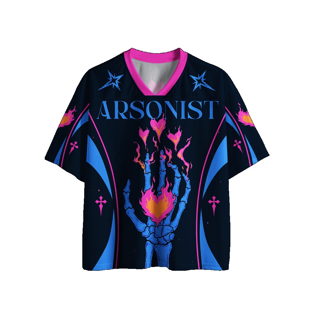 เสื้อฟุตบอลสไตล์กอธิค พิมพ์ลาย - Street Fashion Harajuku บทวิจารณ์และราคา