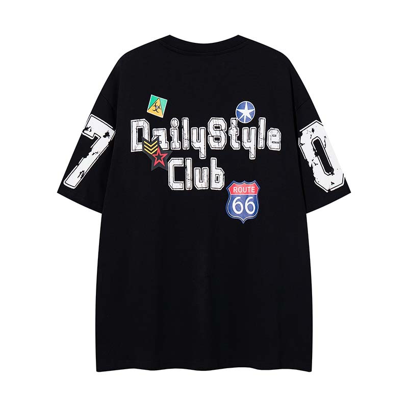 เสื้อยืดแฟชั่นผู้ชาย พิมพ์ลาย  - Street Fashion Vibes บทวิจารณ์และราคา